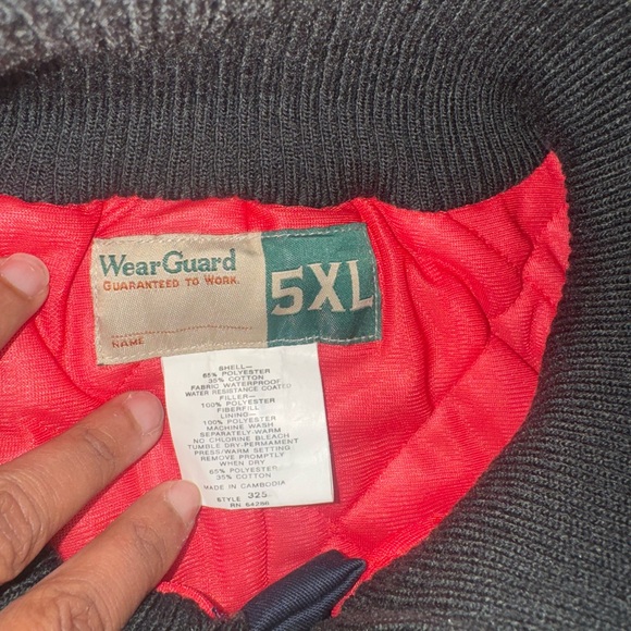 Men's navy blue snow suit - Picture 3 of 9